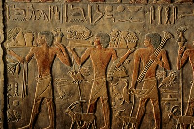 Egypten; Gamla riket; Saqqara; Sakkara; Ptah Hoteps grav; Evighet av Kenneth Garrett