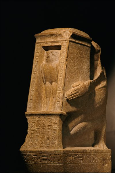 Huvudlös staty av Sebty gjord av kvartsit, Nya riket, 2002 (foto) av Kenneth Garrett