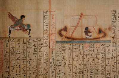 Maiherpri Papyrus, De dödas bok, från en grav utan plundring i Konungarnas dal, Ma..., 2007 (foto) av Kenneth Garrett