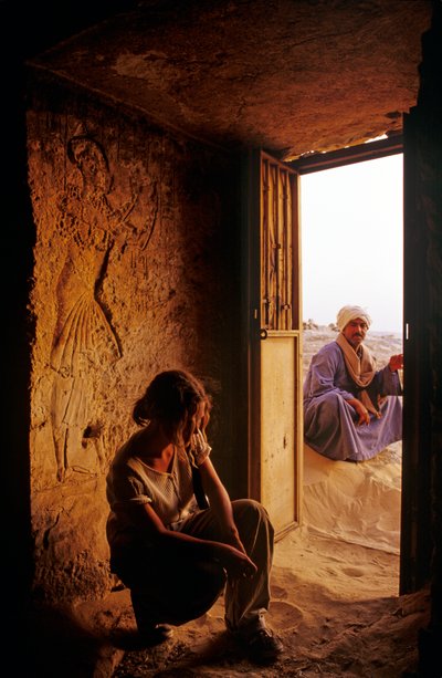 Norra gravarna, kungliga gravar i Amarna, Egypten av Kenneth Garrett