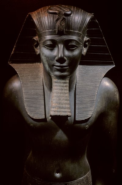 Thutmosis III, Thutmose III, Tuthmose III, staty, Luxormuseet, Egypten, Nya riket av Kenneth Garrett