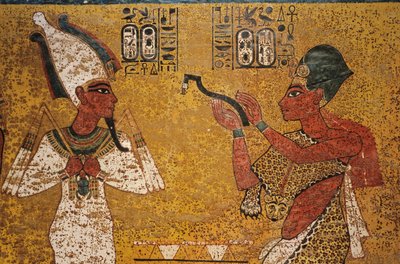 Gravvägg; Norra; Aye; Öppning av munnen, KV 62, Tutankhamun och den gyllene eran av... av Kenneth Garrett
