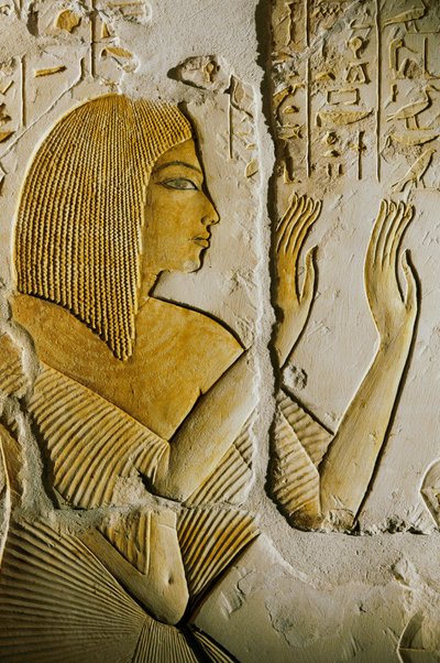 Maias grav; Egypten; Arkeologi; Nya riket; Saqqara, Amarna-perioden, konst, 2002 (foto) av Kenneth Garrett