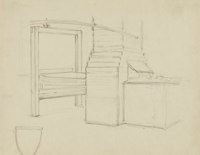 (Iowa State Capitol Rotunda) (Tillverkar, studie för panel) av Kenyon Cox