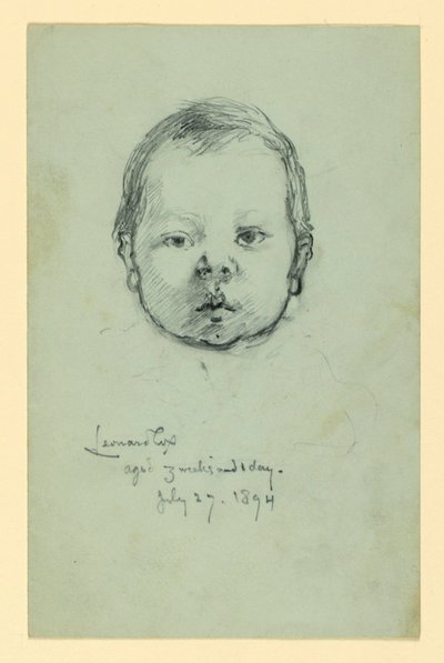Porträtt av Leonard Cox av Kenyon Cox