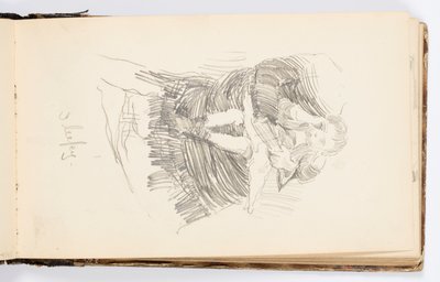 Skissbokssida: Sleepy av Kenyon Cox