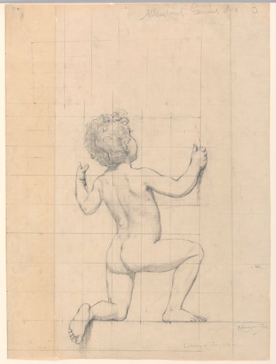 Studera för "Genius", "The Arts", Library of Congress, Washington D.C. av Kenyon Cox