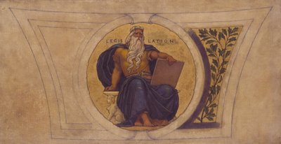 Studie för Mosaic, Wisconsin State Capital, Legislation, ca. 1913. av Kenyon Cox
