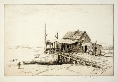 Fish Wharf, Gloucester av Kerr Eby