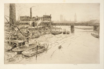 Hungerford Bridge, London av Kerr Eby