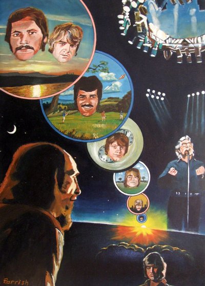 Days of Future Passed (The Moody Blues) (målning) av Kevin Parrish
