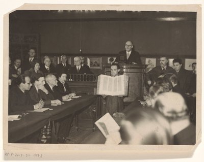 Auktion av Gutenbergbibeln av Charles William Dyson Perrins på Sotheby