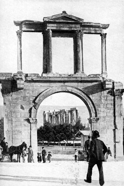 Zeus tempel, Olympia, Grekland, 1922. av Keystone View Company