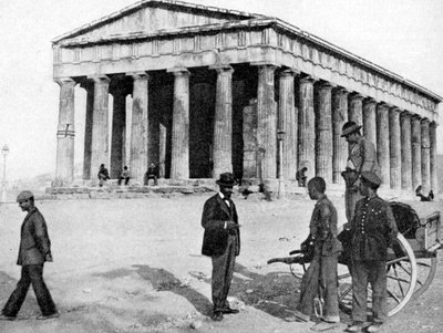 Theseum i Aten, Grekland, 1922. av Keystone View Company