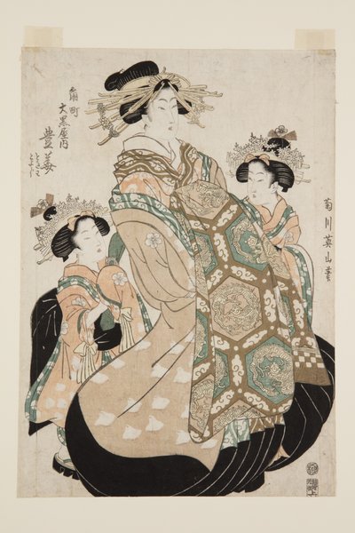 Toyo Hana f klar ch? Daikokuya (Klart ch? Daikokuya-Uchi och Johanna) av Kikukawa Eizan