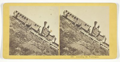 Ascending Mount Washington, 185575. Skapare: Kilburn Brothers, BW Kilburn. av Kilburn Brothers, BW Kilburn