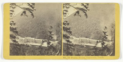 Profil House, Franconia Notch, 185575. Skapare: Kilburn Brothers, BW Kilburn. av Kilburn Brothers, BW Kilburn