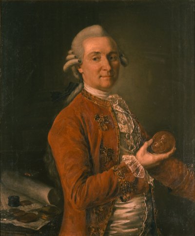 Porträtt av Georg Thomas von Asch 1729-1807, 1780 av Kirill Ivanovich Golovachevsky