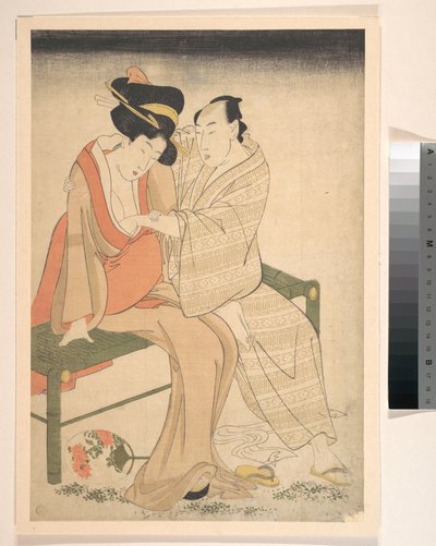 Ett par älskande av Kitagawa Utamaro