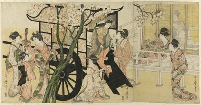 En kejserlig vagn av Kitagawa Utamaro