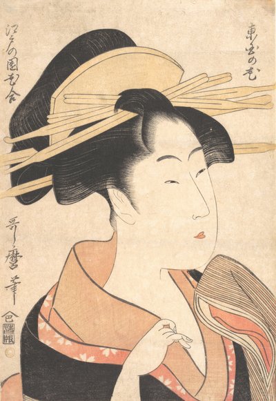 Bersåblommor, va? 1790. av Kitagawa Utamaro