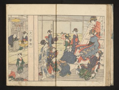 Leker blind man på en ledig dag av Kitagawa Utamaro