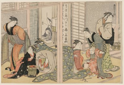 De fyra årstidernas eleganta nöjen av Kitagawa Utamaro