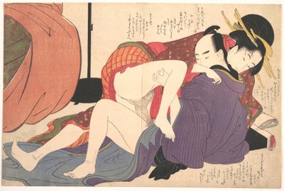Erotiskt tryck av Kitagawa Utamaro