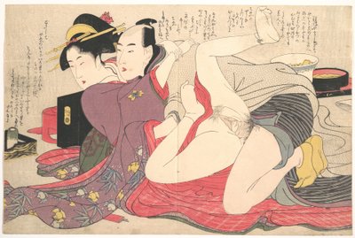 Erotiskt tryck av Kitagawa Utamaro