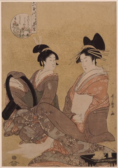 Hanamurasaki av te Tamaya, 1793 av Kitagawa Utamaro