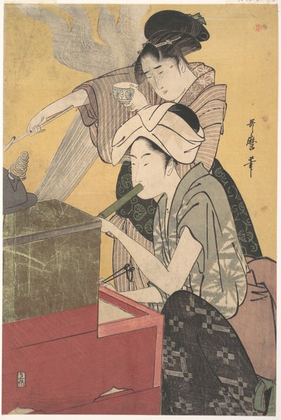 I köket av Kitagawa Utamaro