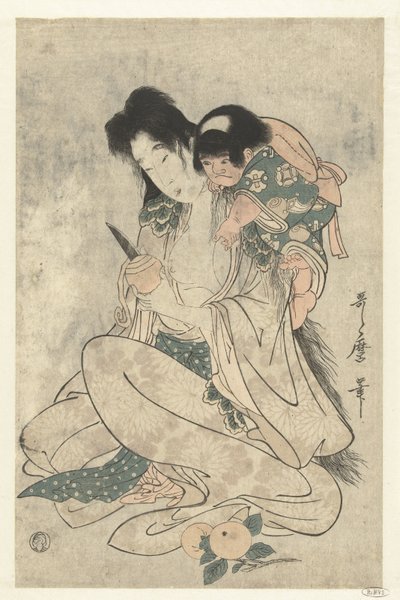 Kintoki Sono Yamauba av Kitagawa Utamaro