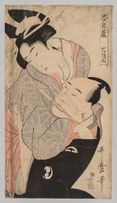 Man och kvinna av Kitagawa Utamaro