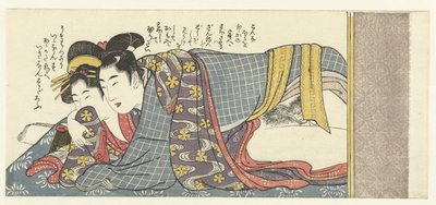 älskande par av Kitagawa Utamaro