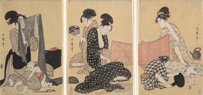 Handarbete av Kitagawa Utamaro