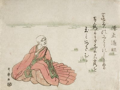 Poeten Sōjō Henjō av Kitagawa Utamaro