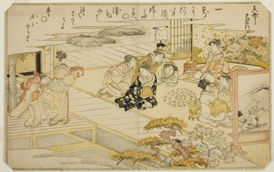 Shell-Matching Game, från den illustrerade boken "Gifts from the Ebb Tide (Shiohi no tsuto)" av Kitagawa Utamaro