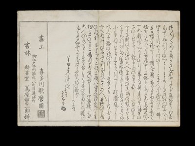 Shiohi no tsuto (Gåvor från Ebb Tide), känd som Shell Book, 1789 (träblock i färg) av Kitagawa Utamaro