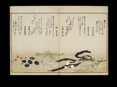 Shiohi no tsuto (Gåvor från Ebb Tide), känd som Shell Book, 1789 (träblock i färg) av Kitagawa Utamaro