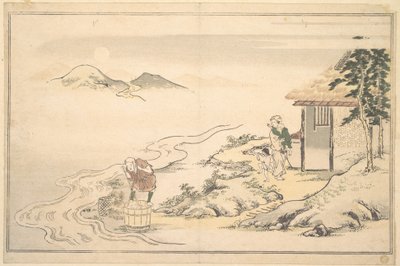 Fullmånen vid tiden för imo-skörden av Kitagawa Utamaro