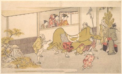 Lejondansen av Kitagawa Utamaro
