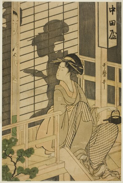 Det östra tehuset av Kitagawa Utamaro