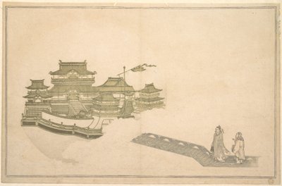 Palatset i månen av Kitagawa Utamaro