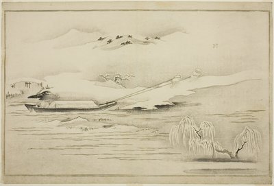 Towing a Barge in the Snow, från albumet The Silver World av Kitagawa Utamaro