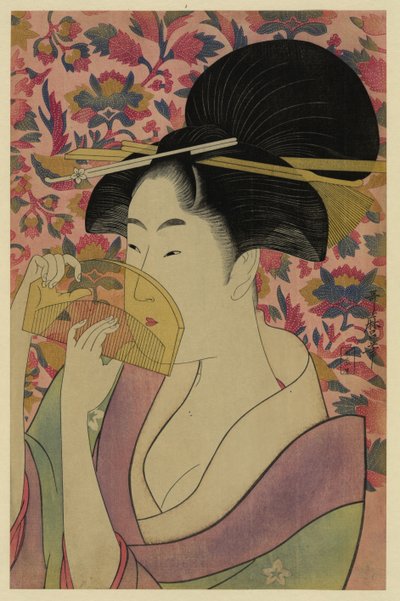 Transparent kam, 1780-tal av Kitagawa Utamaro