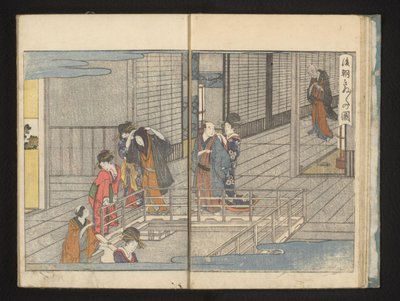 Avgående gäster av Kitagawa Utamaro
