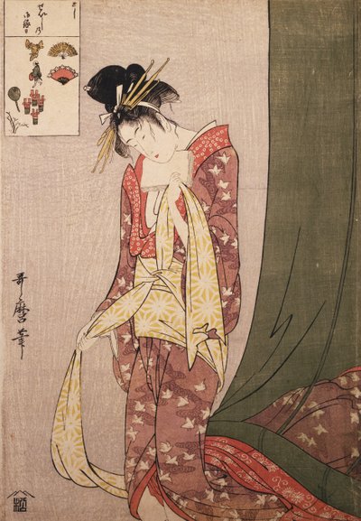 Ogiya Hanaogi av Kitagawa Utamaro