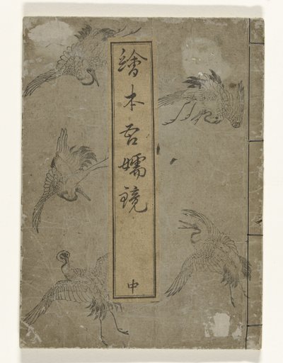Spiegel van Edo Ehon Azuma kagami (titel på objekt) av Kitao Masayoshi