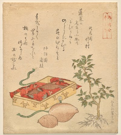 Tale of the Bamboo-Cutter, från serien Assorted Tales av Kitao Shigemasa