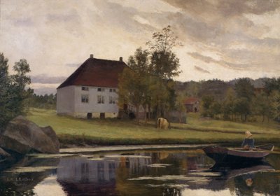 Bossevig, efter solnedgången av Kitty Lange Kielland
